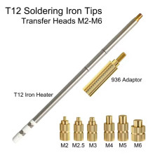 Комплект для впаювання різьбових втулок M2-M8 з картриджем T12