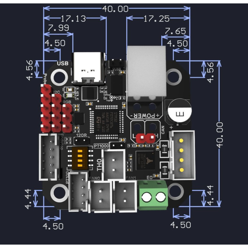 BIGTREETECH EBB42 CAN with MAX 31865 Електроніка, Плати для голови image