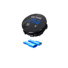 Цифровий водонепронекний круглий вольтметр постійного струму, DC5-48VВ