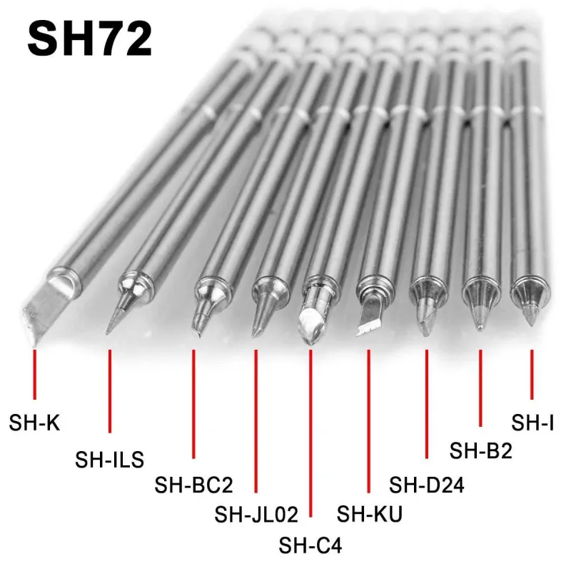 Компактний паяльник SH72 з живленням 12–24 В Паяльник SH72 – 65 Вт із регулюванням температури