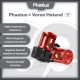 Фото хотенду Phaetus X Voron Hotend HF Red з червоною деталлю і елементами кріплення.