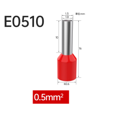 Накінечник трубчатий 0,5 мм