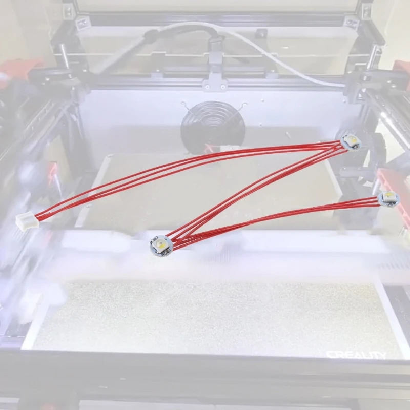 Stealthburner LED набір для Voron 2.4 (3 x RGBW Mini Button PCB LED, PTFE кабель) Електроніка, Інструменти та Аксессуари image