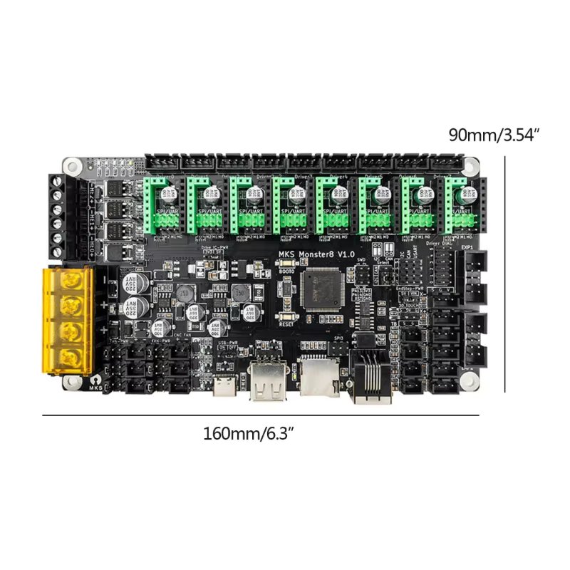 Showing image for Материнська плата Makerbase MKS Monster8 V2.0 для 3D-принтерів Материнська плата Makerbase MKS Monster8 V2.0 для 3D-принтерів image