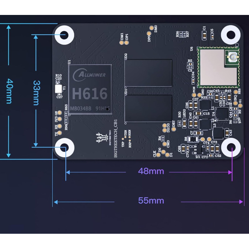 Модуль керування 3D принтером, BTT CB1 з EMMC 32Gb, Bigtreetech image