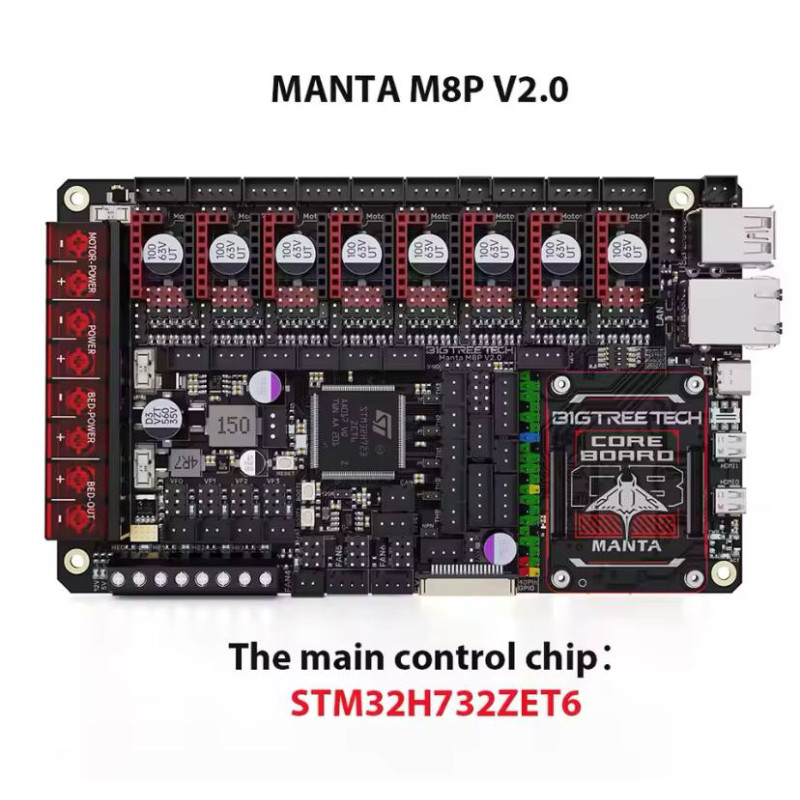 Плата керування 3Д принтером BIGTREETECH Manta M8P V2.0 - Купити