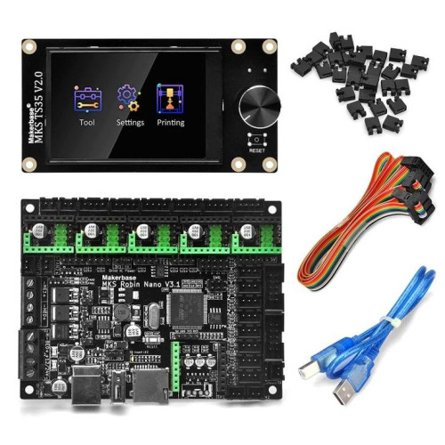 Плата керування 3Д принтером MKS Robin Nano V3.1 + MKS TFT35 v2.0