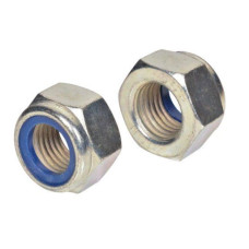 Гайка М3, DIN985, стопорна, нейлон