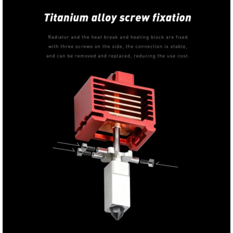 Хотенд BambuLab X1/P1 TZ-V3.0 Хотенди та їх комплектуючі, Хотенди у зборі image