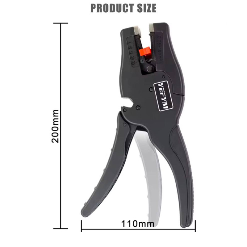 Знімач ізоляції YEFYM YE-D10 32-7 AWG (0.03-10 мм²) Інструменти та Аксессуари image