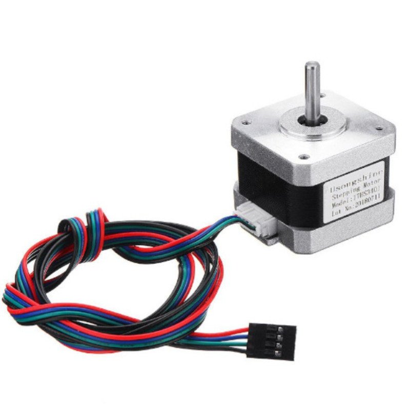 Кроковий двигун NEMA 17 17HS3401 1.8 Крокові двигуни та драйвери, Крокові двигуни image