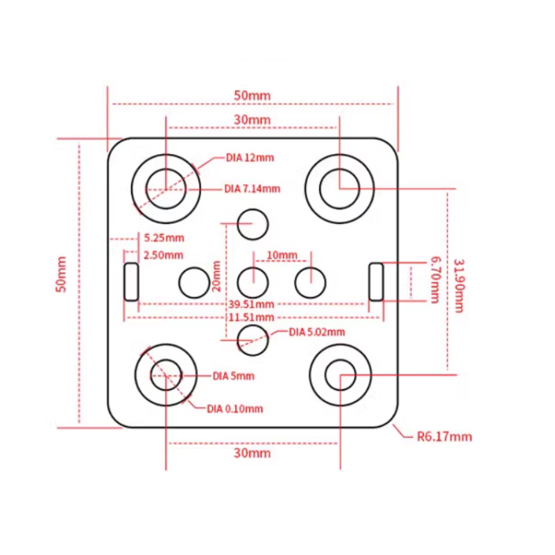 Пластина Openbuilds 20x20mm V-slot, із роликами D-15мм Механіка, Механіка Openbuilds image