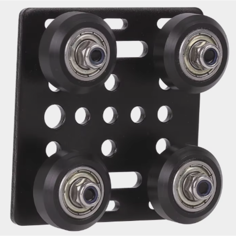 Пластина Openbuilds 20x20mm V-slot, із роликами D-24мм image