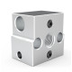 Термокубік до Creality Ender3V3SE/5S1/ Ender7, CNC, алюміній Нагрівальний кубик image