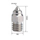 Сопло MK8, до Creality Ender3/Pro/V2/ S1/CR-6 SE, 1,75 мм, мідь нікельована image