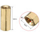 Стійка FF різьбова шестигранна, латунь, М3 х 12 мм image