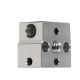 Термокубік до Creality Ender3V3SE/5S1/ Ender7, CNC, алюміній Нагрівальний кубик image