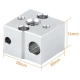 Термокубік до Creality Ender3V3SE/5S1/ Ender7, CNC, алюміній Нагрівальний кубик image