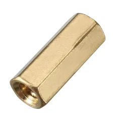 Стійка FF різьбова шестигранна, латунь, М3 х 12 мм