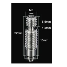 Термобар'єр титановий E3D v6 боуден